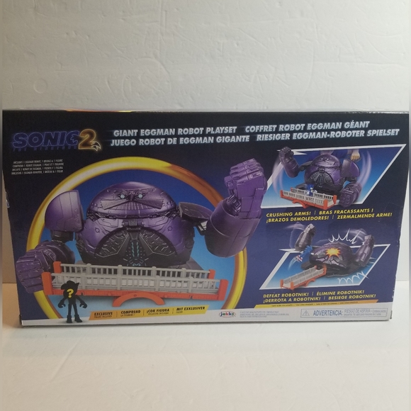 Sonic 2 Movie Giant Eggman Robot Playset with 2.5" Action Figure - Picture 3 of 6